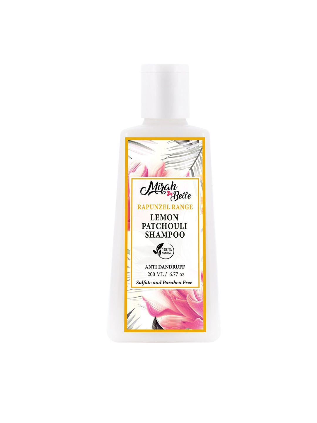 mirah belle lemon patchouli anti-dandruff shampoo - 200 ml