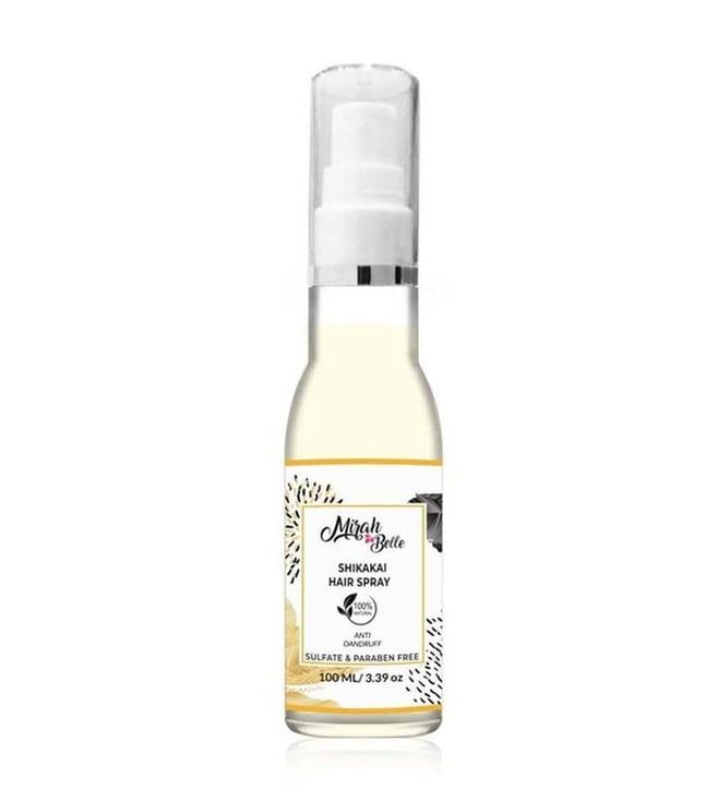 mirah belle organic anti dandruff hair spray - 100 ml
