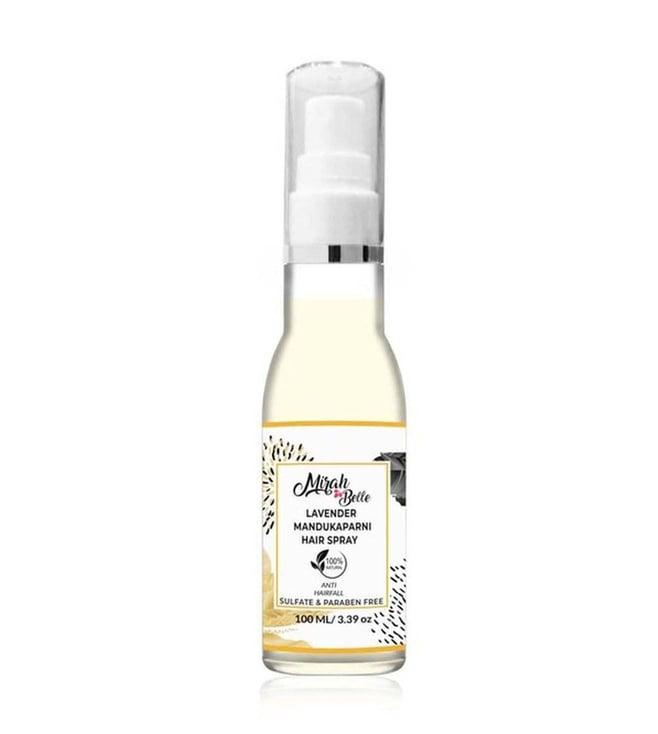 mirah belle organic anti hair fall & new hair growth spray - 100 ml