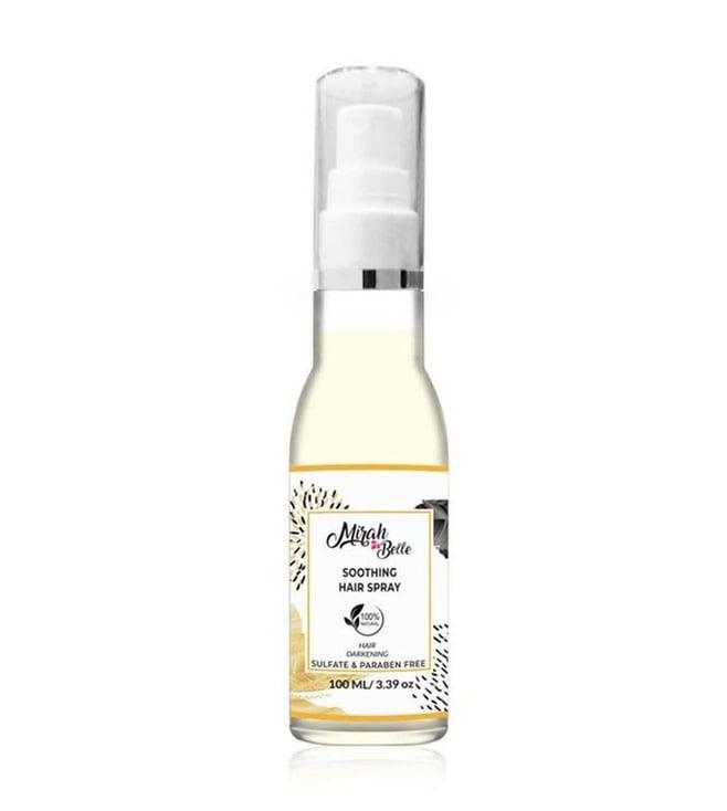 mirah belle organic hibiscus hair darkening hair spray - 100 ml