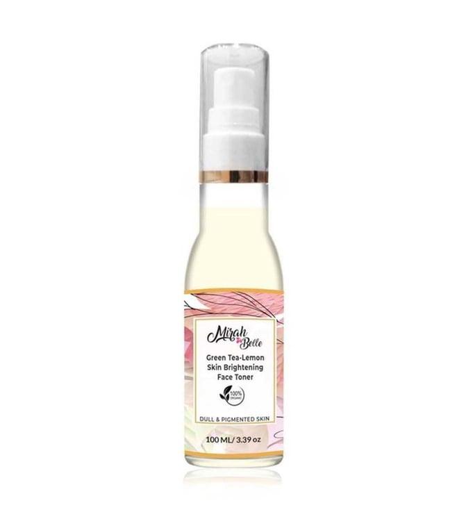 mirah belle green tea & lemon face toner - 100 ml