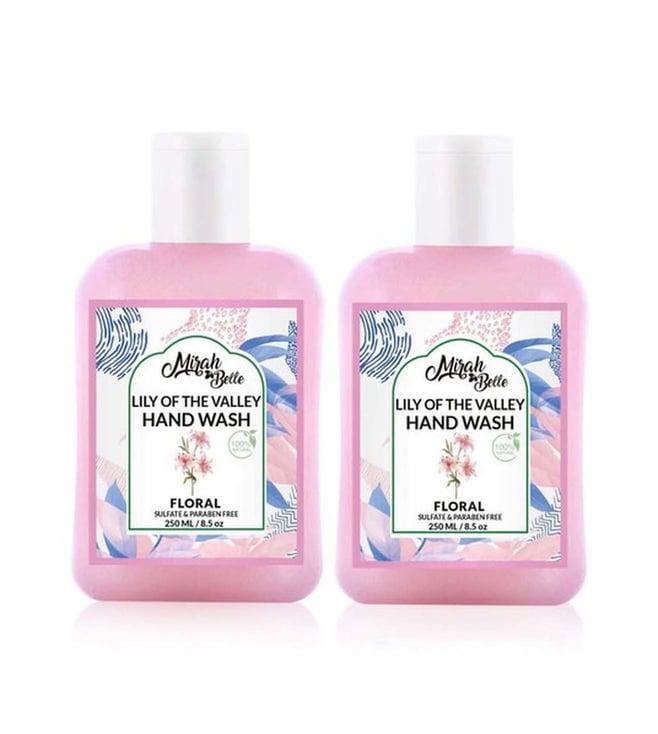 mirah belle lily of the valley natural hand wash (pack of 2)