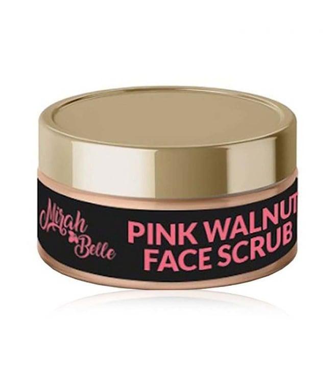 mirah belle organic & natural pink walnut face scrub - 50 gm