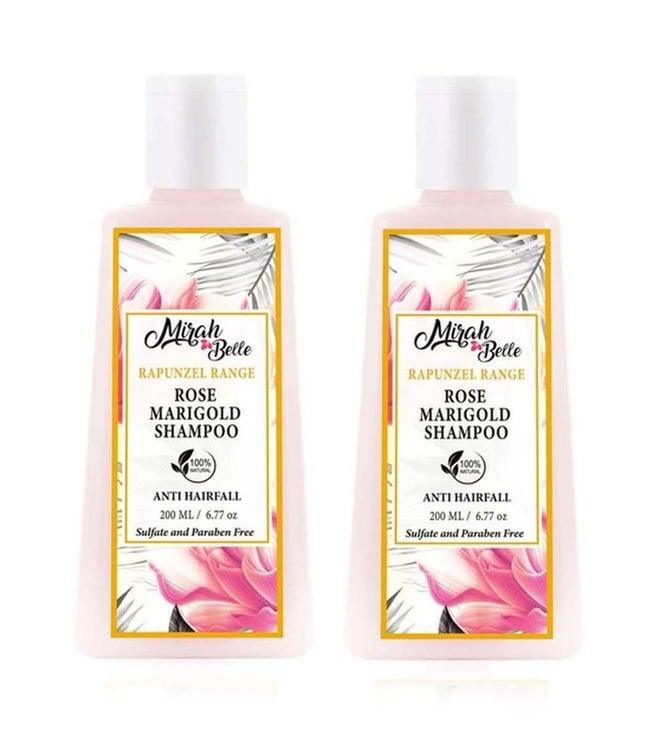 mirah belle rose marigold anti hair fall shampoo (pack of 2)