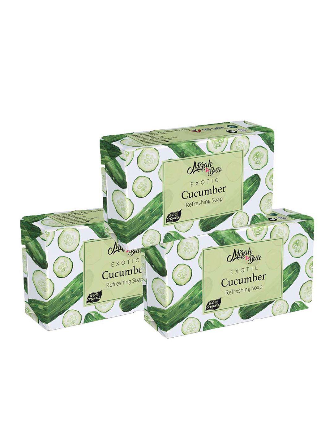 mirah belle set of 2 cucumber refreshing soap 375 g