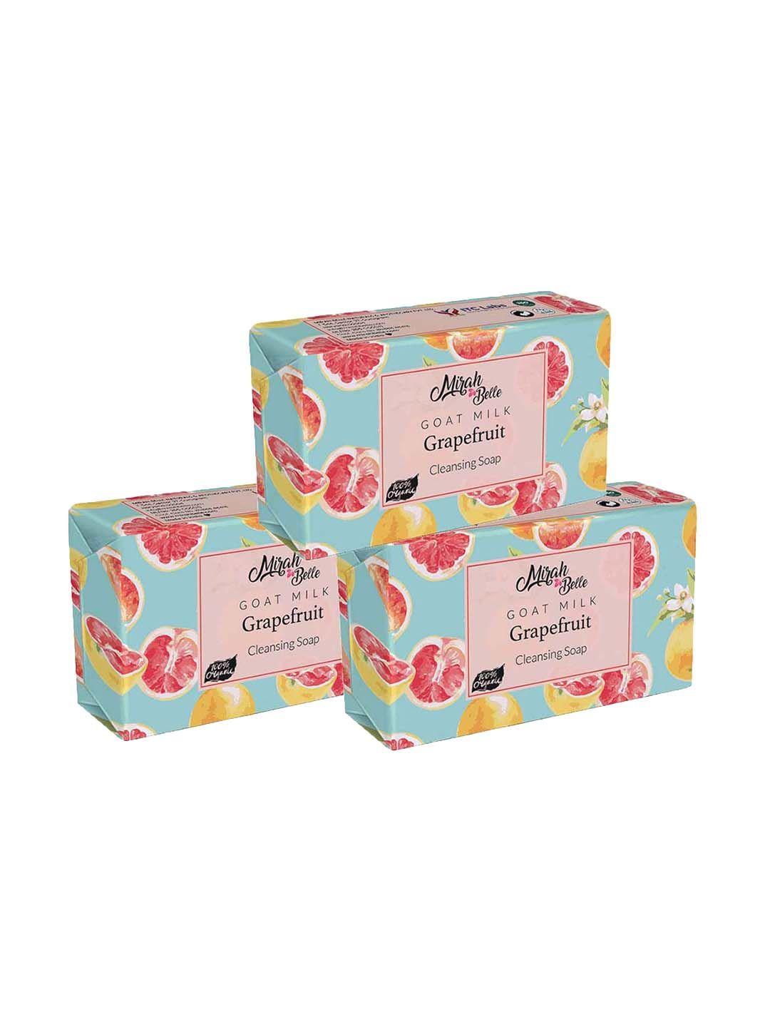 mirah belle unisex pack of 3 brightening soap 375 gm