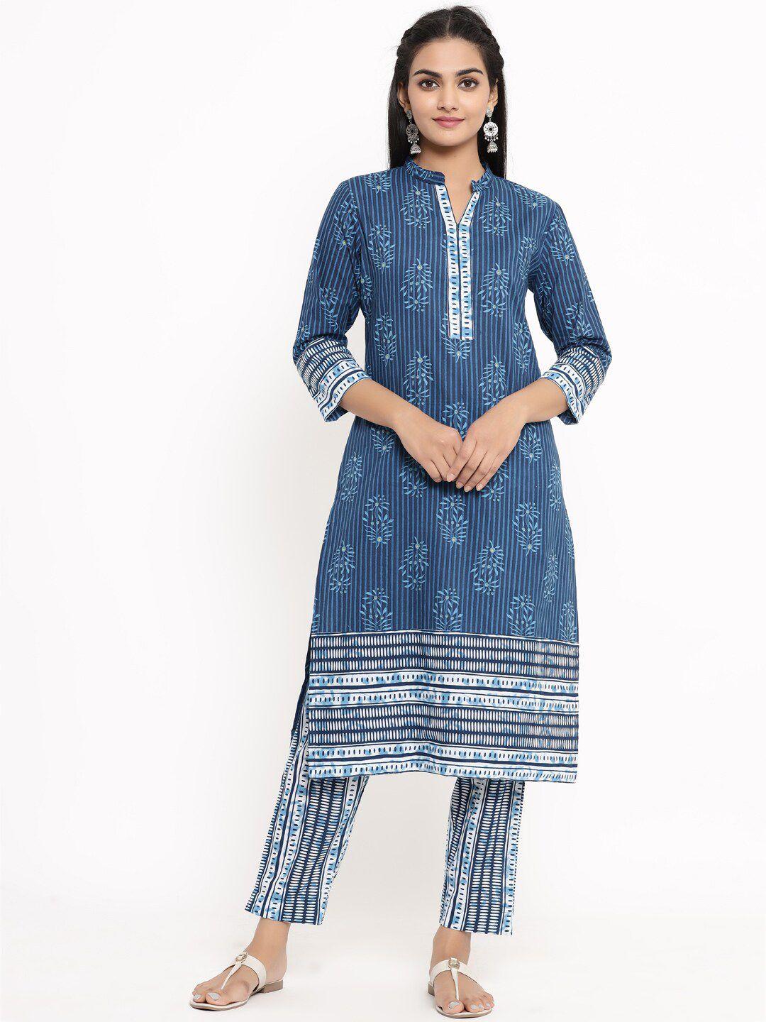 mirari floral printed kurta with trousers