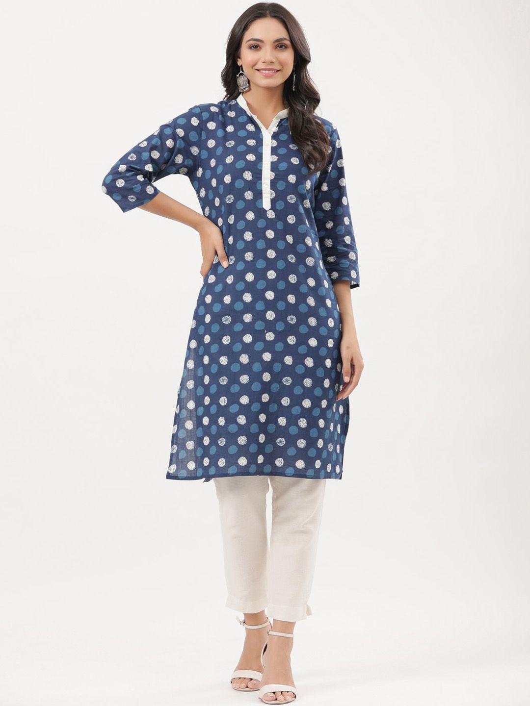 mirari polka dot printed kurta