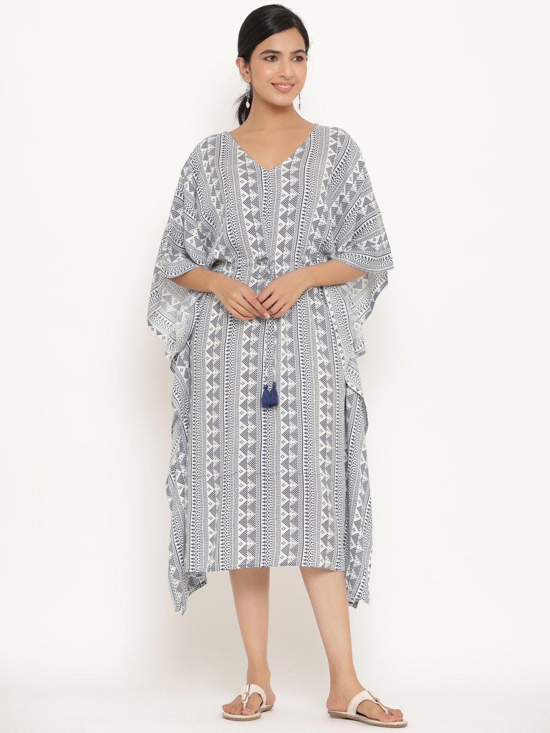 mirari women grey printed nightdress