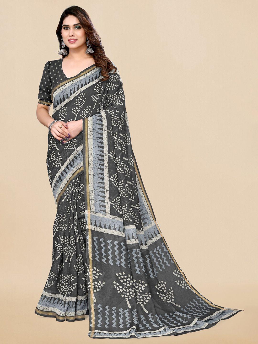 mirchi fashion batik block print saree