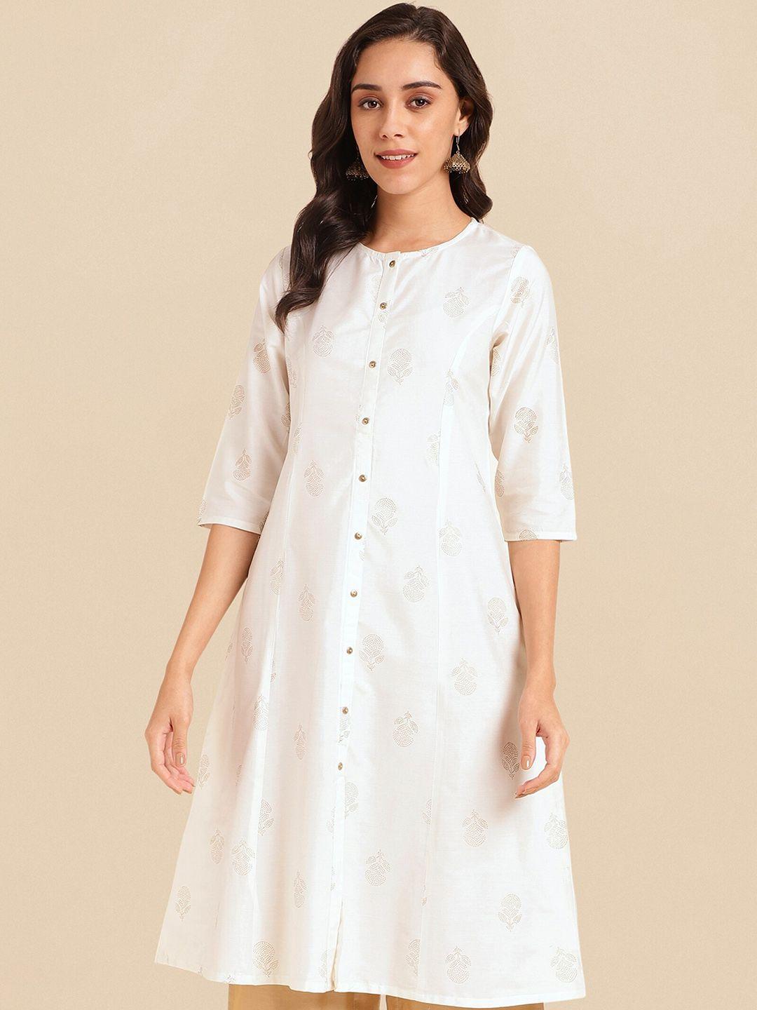 mirchi fashion ethnic motifs printed a-line kurta