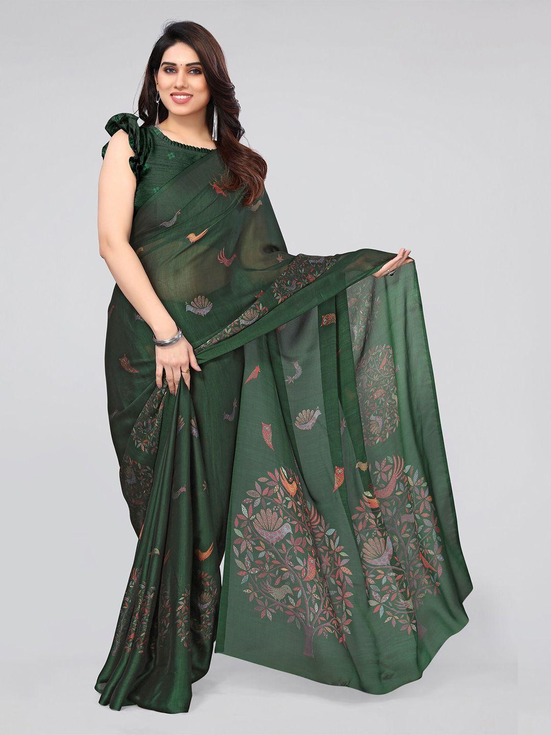 mirchi fashion ethnic motifs printed saree