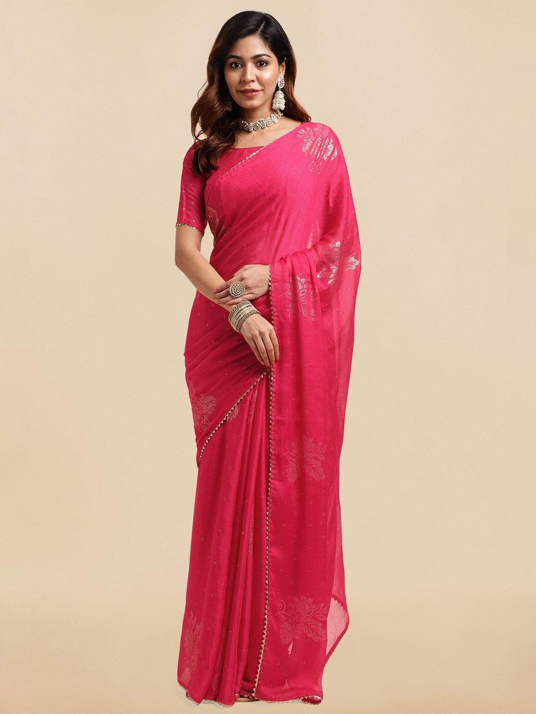 mirchi fashion ethnic motifs printed saree