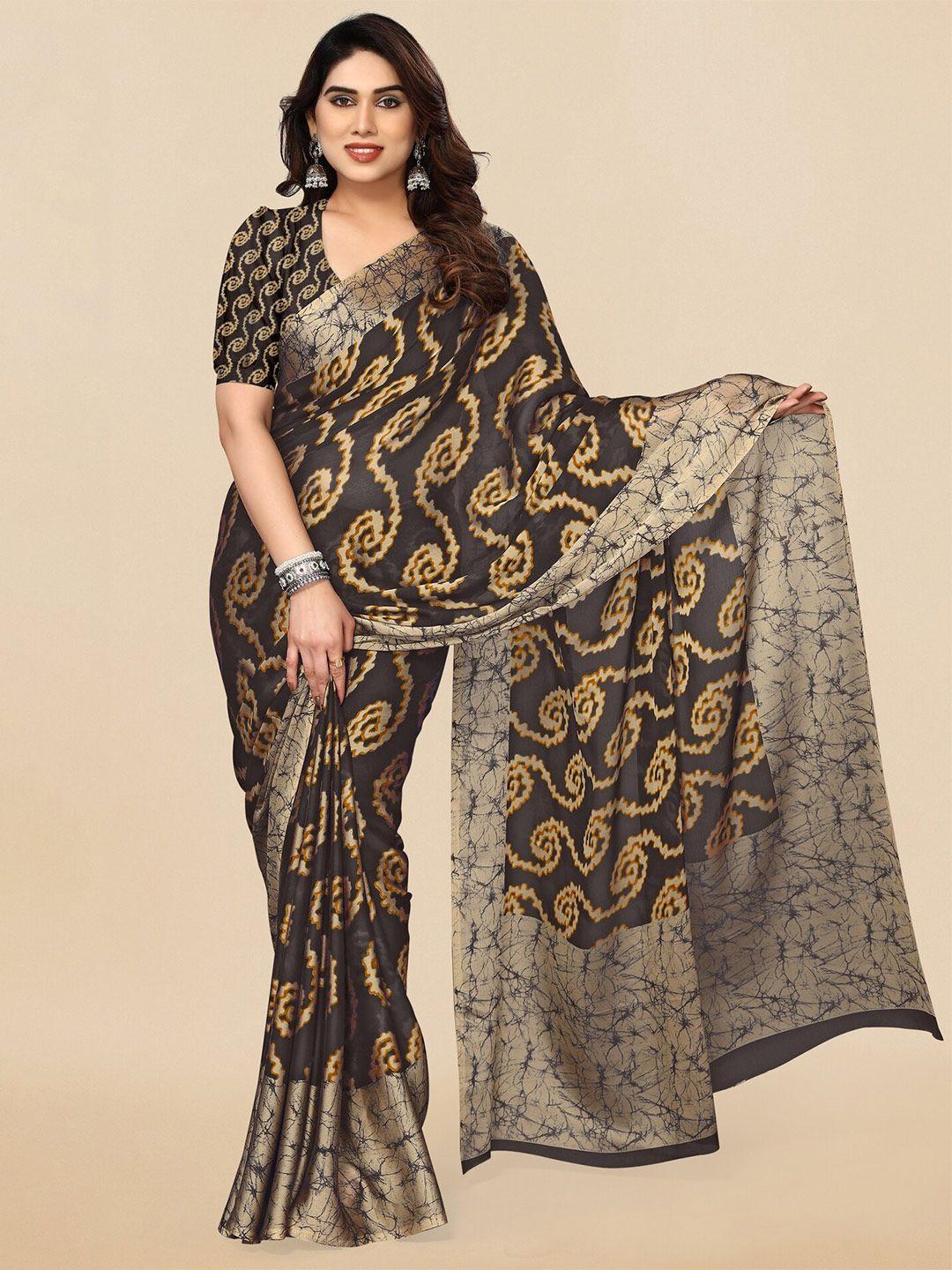 mirchi fashion ethnic motifs printed saree