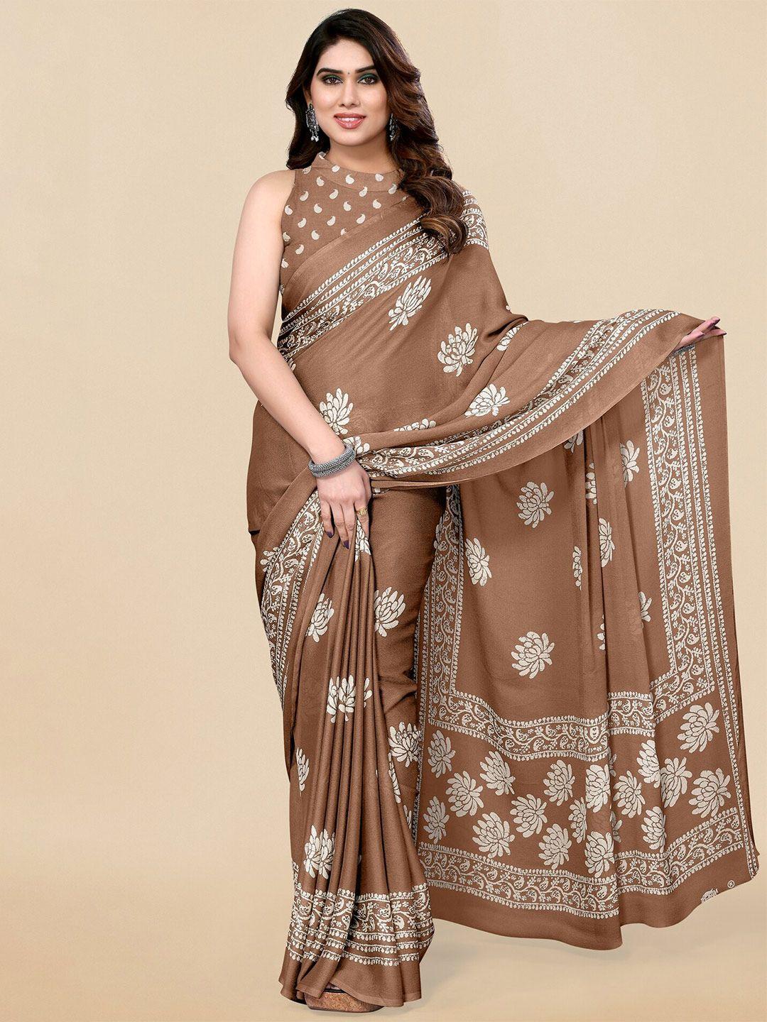 mirchi fashion ethnic motifs printed saree