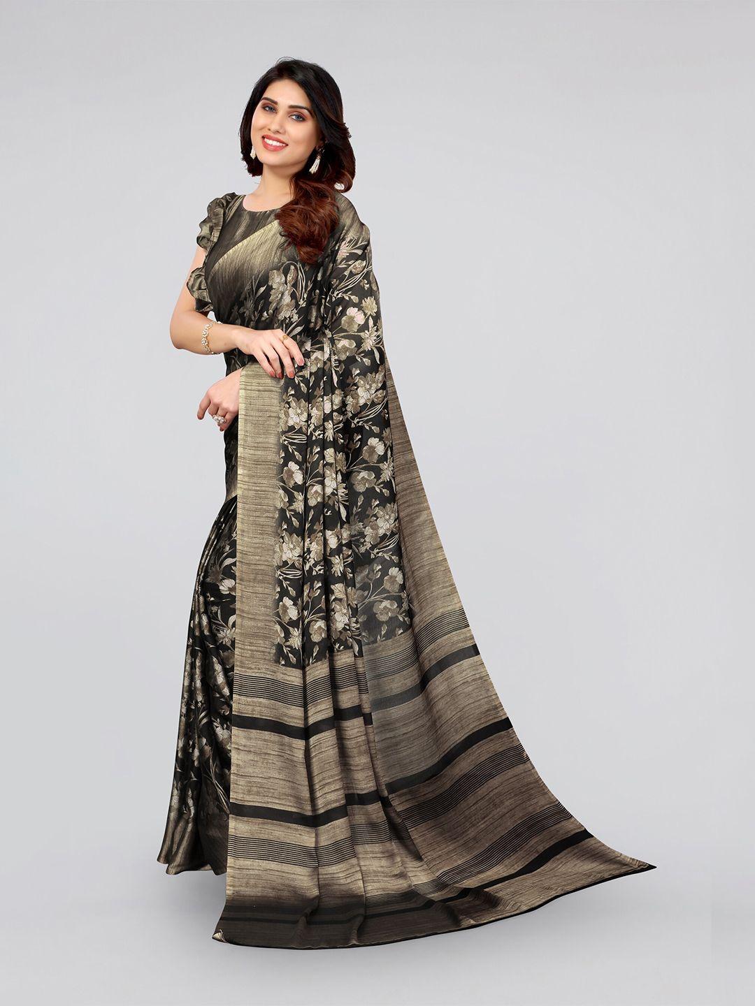 mirchi fashion floral printed saree