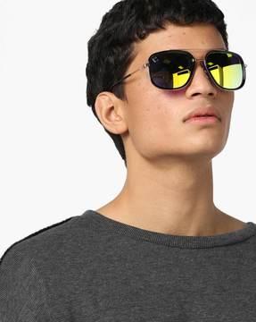 mirrored clubmaster sunglasses