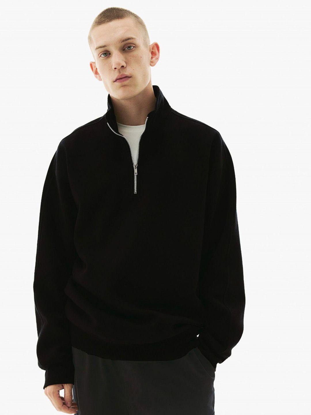 mischief monkey mock collar fleece pullover