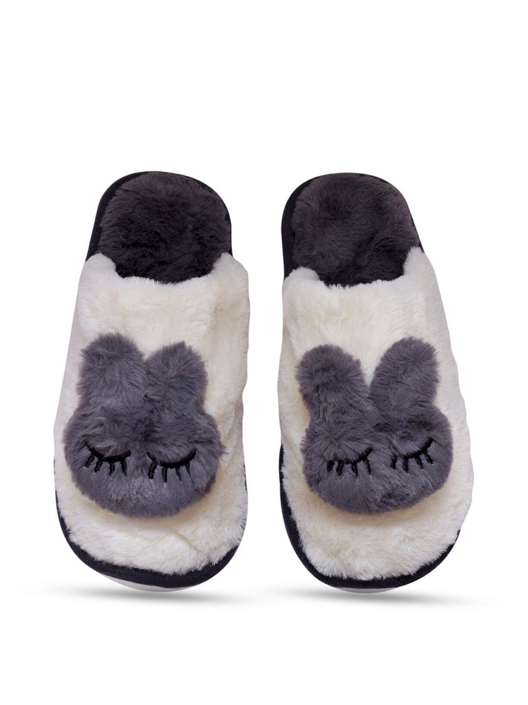 miscreef women teddy warm winter fur room slippers