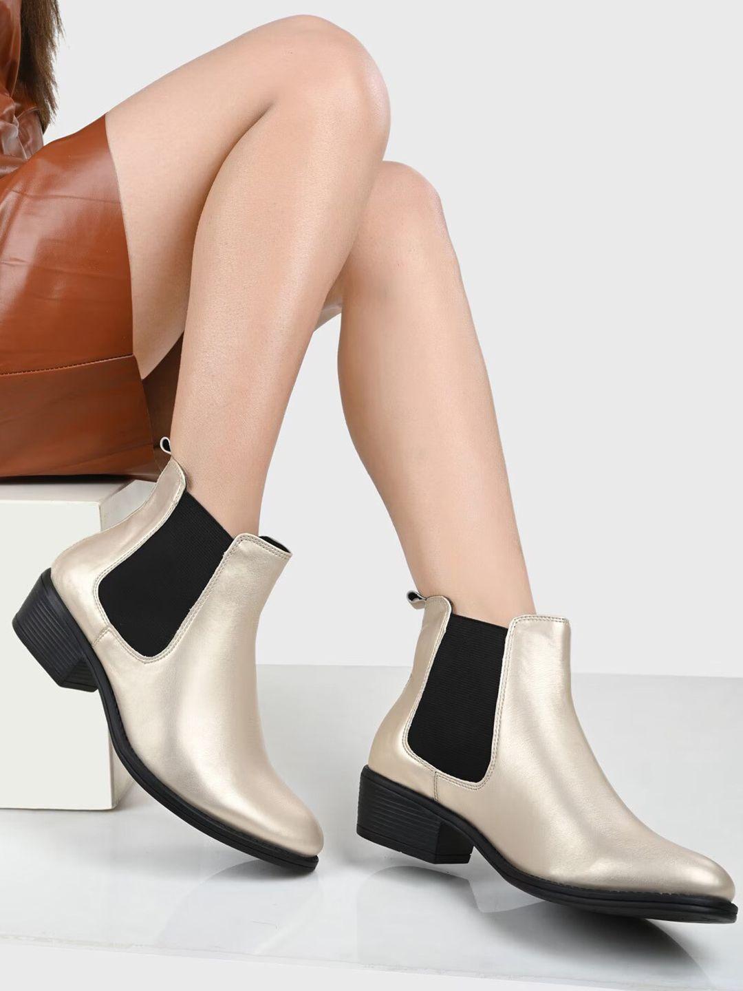 miseen women block-heeled chelsea boots