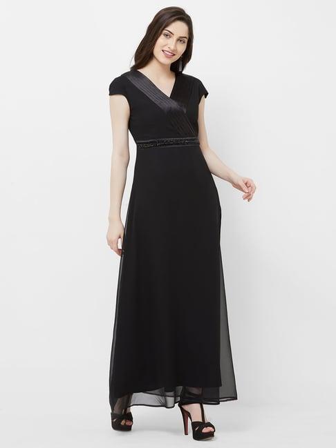 mish black maxi dress