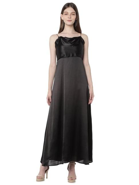 mish black maxi dress