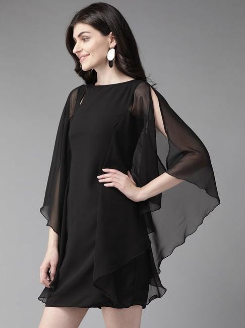 mish black shift dress