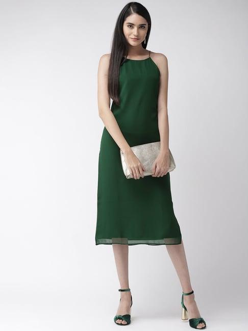 mish green midi dress