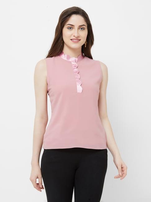 mish pink a-line top