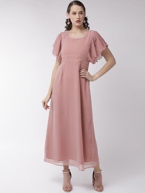 mish pink maxi dress