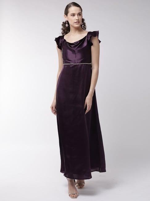 mish purple maxi dress