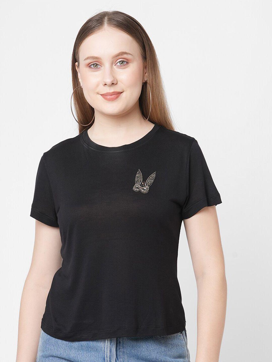 mish women black t-shirt