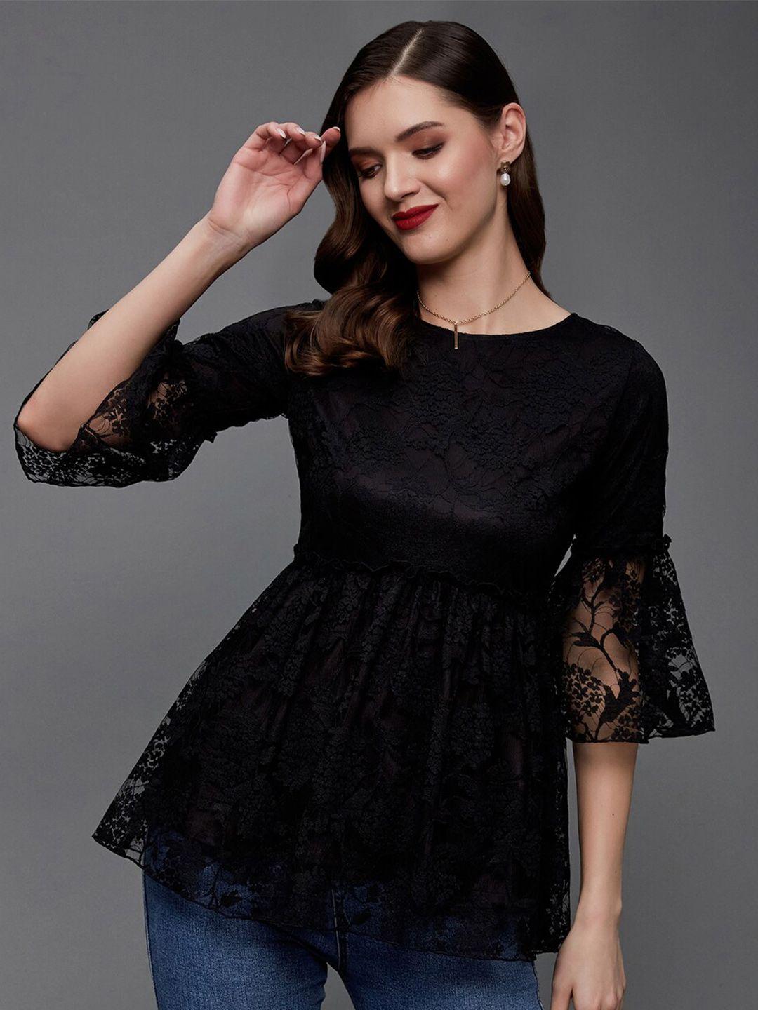 miss bell sleeves empire top