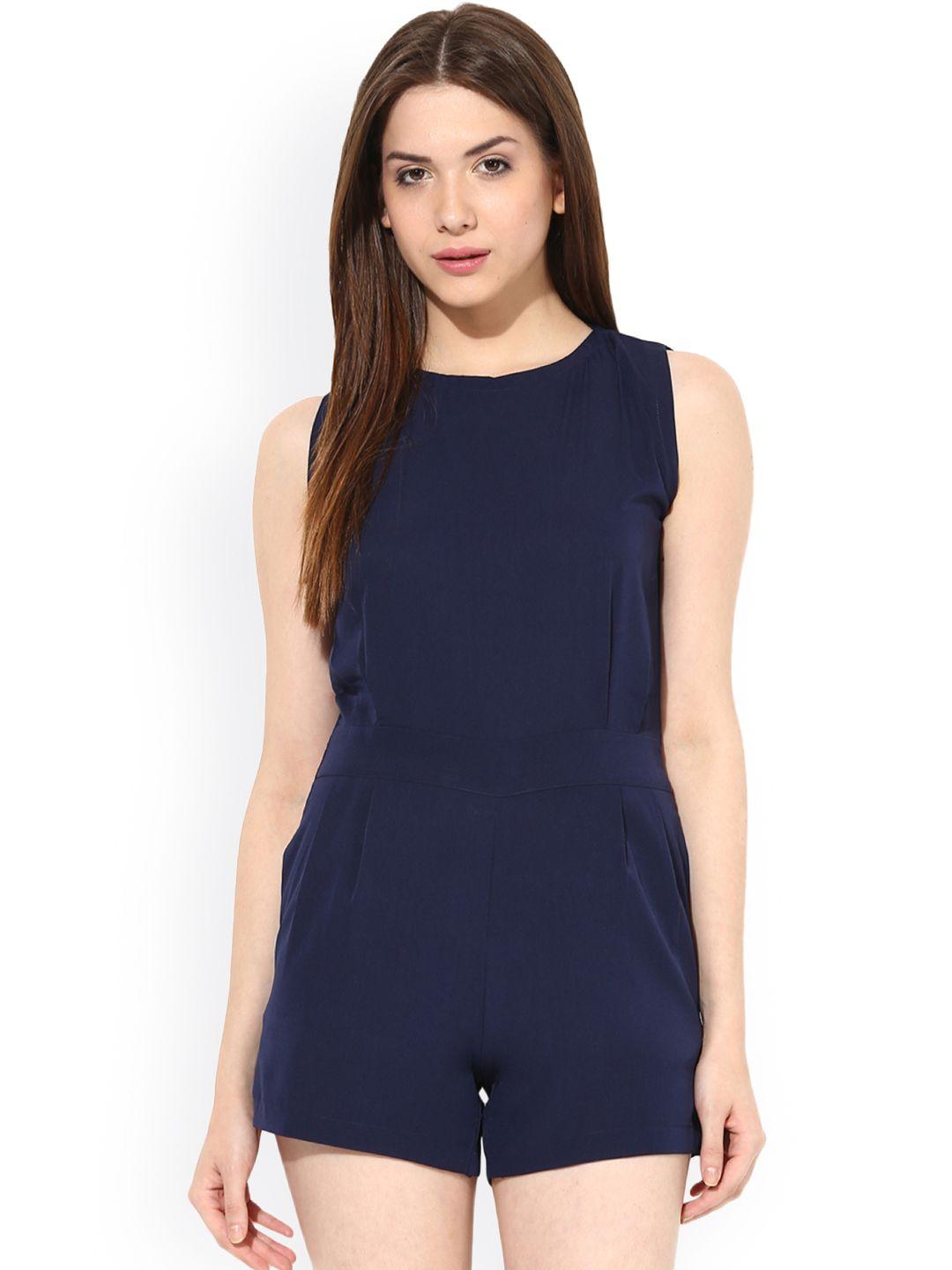 miss chase navy playsuit