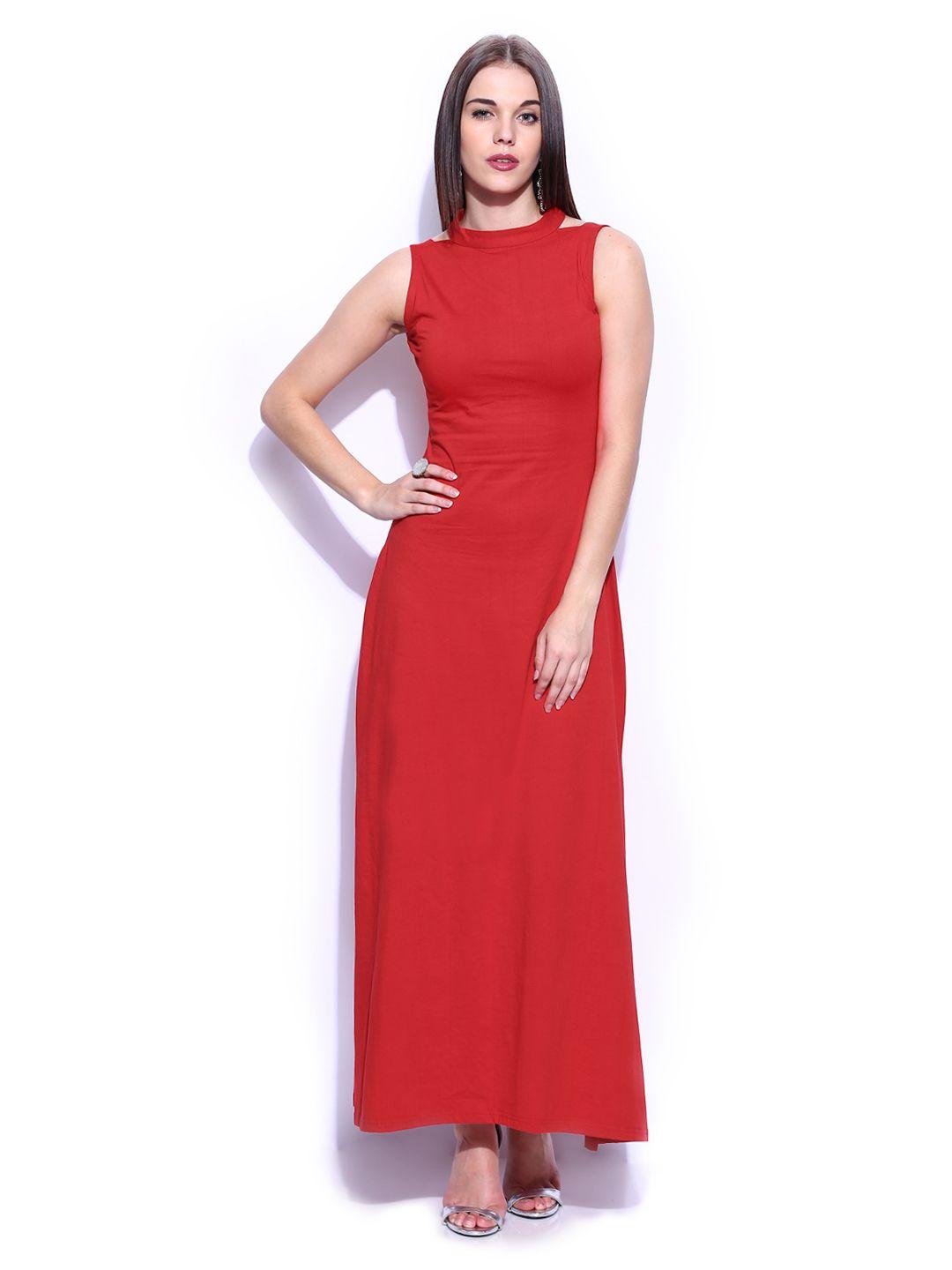 miss chase red maxi dress