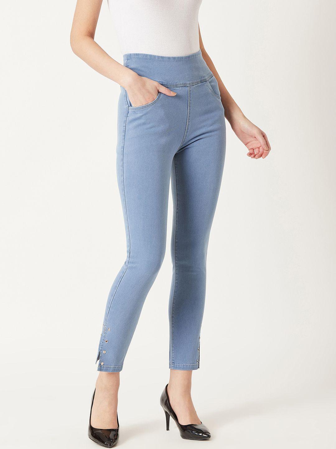 miss chase women blue the way i am denim jeggings