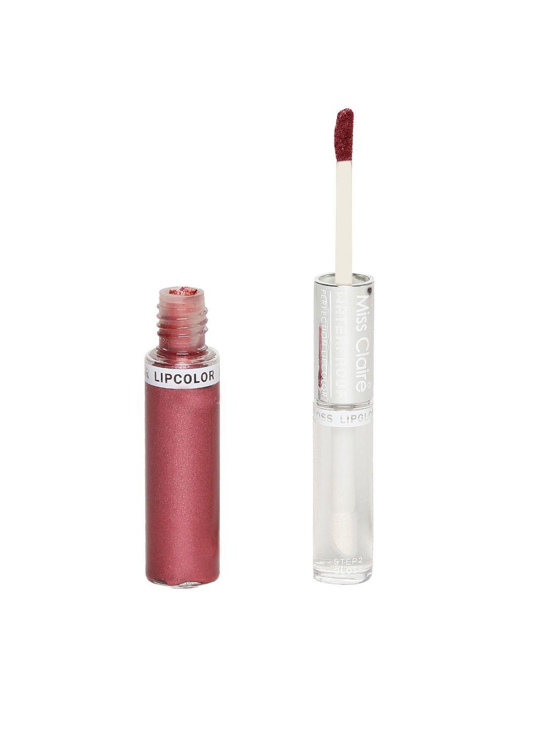 miss claire 25 waterproof perfection lip color & lip gloss 10 ml