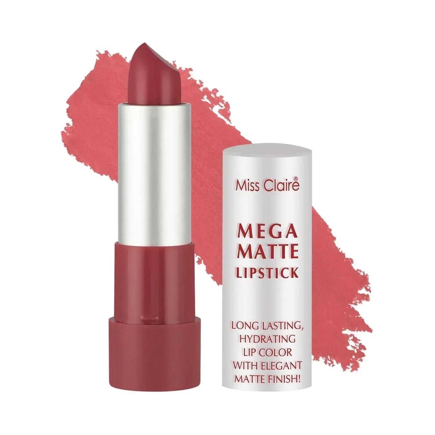 miss claire mega matte lipstick - 15 peach (3.5g)