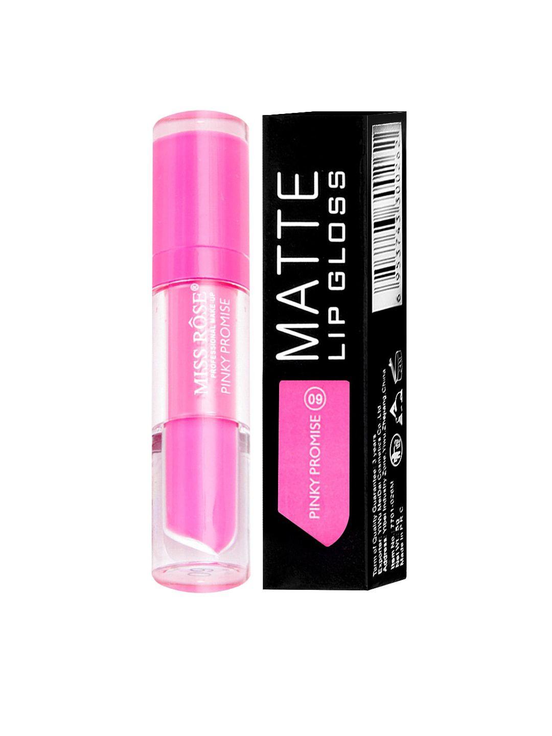 miss rose matte lipgloss pinky promise 7701-026m 09 20 gm