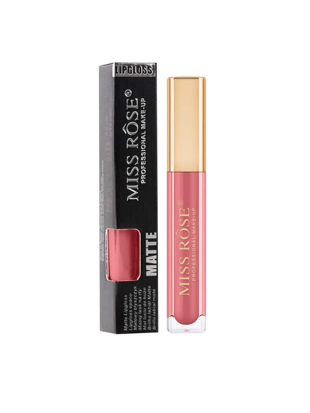 miss rose matte long lasting liquid lip gloss - 17 nude
