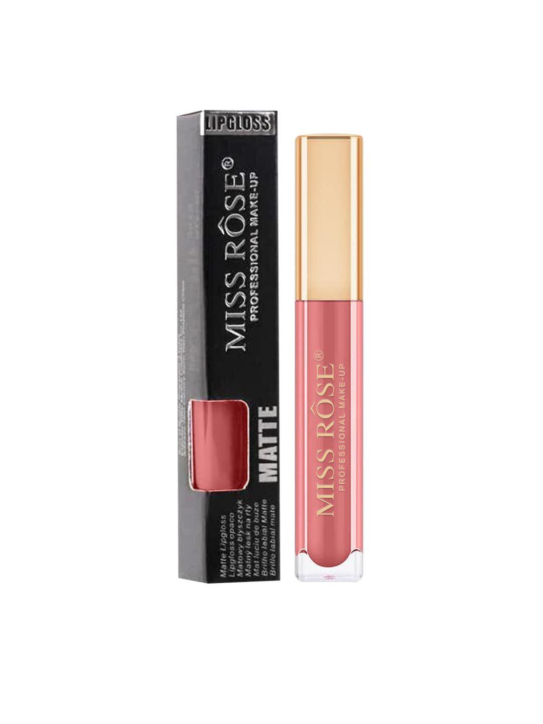 miss rose matte long lasting liquid lip gloss - 33 nude