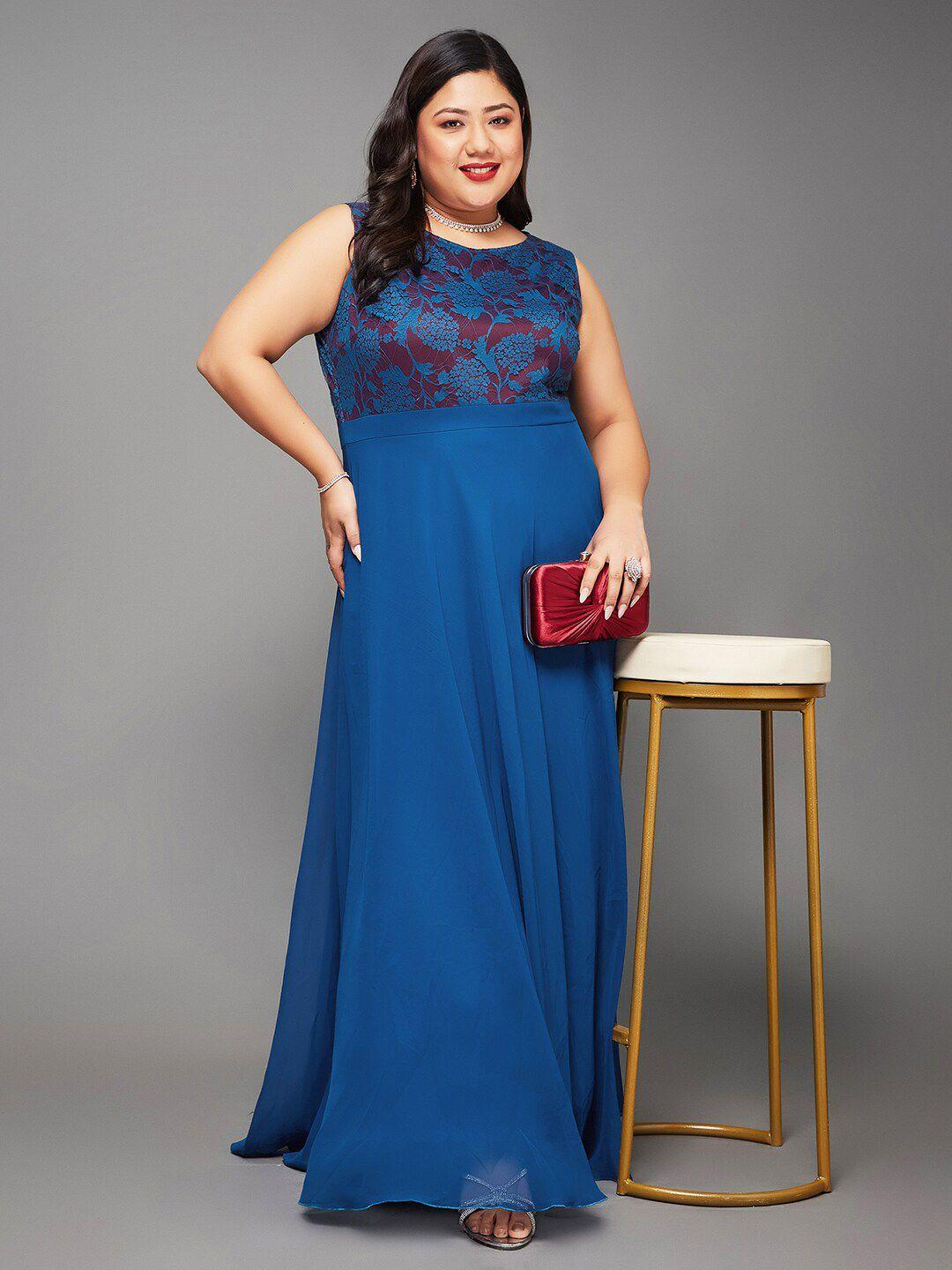 miss chase a+ georgette maxi dress