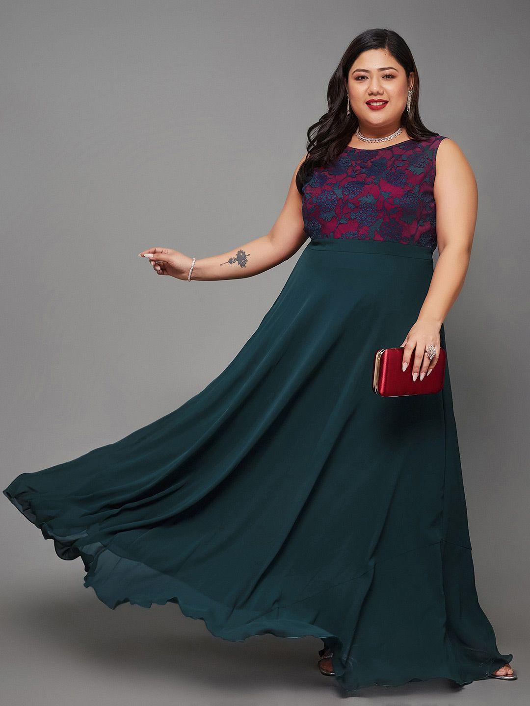miss chase a+ georgette maxi dress