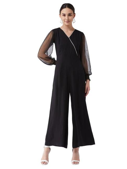 miss chase black jumpsuit