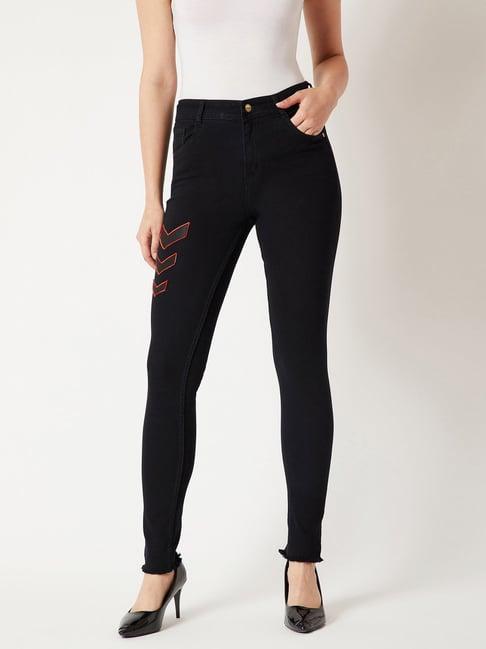 miss chase black slim fit jeans