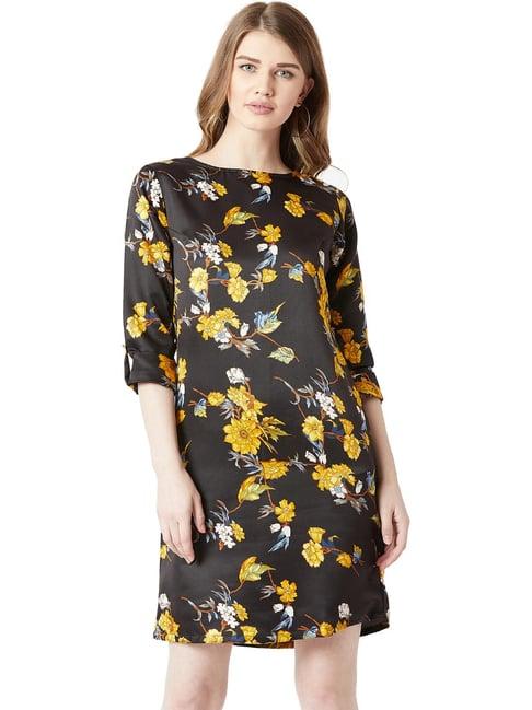 miss chase multicolor floral print above knee dress