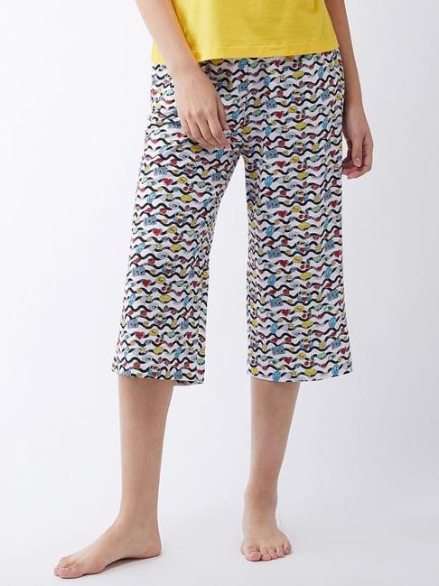 miss chase multicolored printed capris