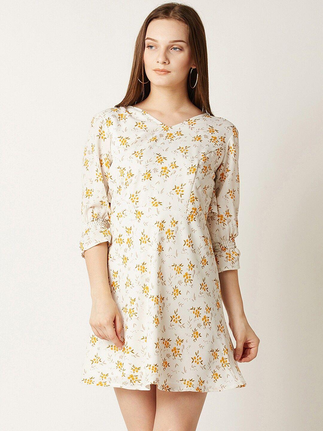 miss chase v-neck floral dress