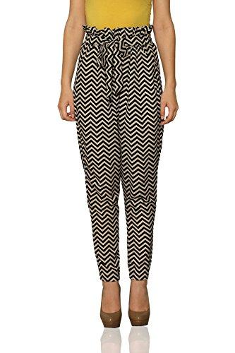 miss chase women's black and white high waist solid pants(mcs14bt02-05-98-03_blue and white_small)