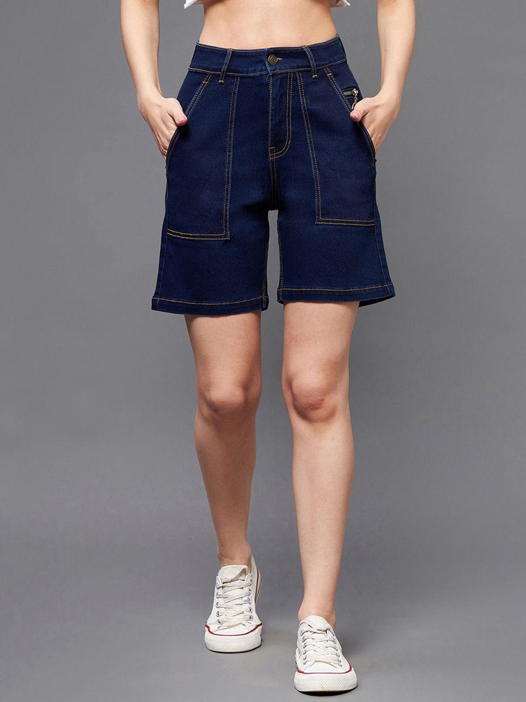 miss chase women high-rise denim shorts